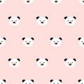 seamless cute bear pattern