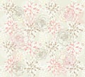 Seamless cute floral pattern