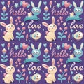 Seamless cute pattern