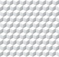 Seamless 3d isometric cube pattern background texture Royalty Free Stock Photo