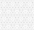 Seamless 3d isometric cube pattern background texture Royalty Free Stock Photo