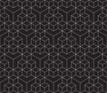 Seamless 3d isometric cube pattern background texture Royalty Free Stock Photo