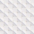 Seamless 3D pattern white and beige geometric shapes