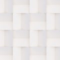 3D pattern made of white and beige geometric shapes Royalty Free Stock Photo