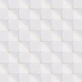 3D pattern made white and beige geometric shapes Royalty Free Stock Photo