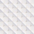 3D pattern made of white and beige geometric shapes Royalty Free Stock Photo