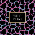 seamless dalmatian pattern, animal print wild fashion color