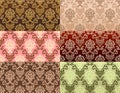 Seamless damask background Royalty Free Stock Photo