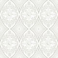 Seamless vector Damascus wallpaper pattern design