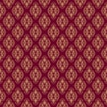 Seamless damask pattern. Vector illustration Royalty Free Stock Photo