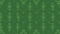 Green Damask Seamless Pattern Royalty Free Stock Photo