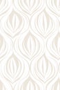 Seamless damask pattern with variating organic shapes Royalty Free Stock Photo