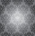 Seamless damask wallpaper