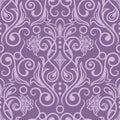 Seamless Damask Wallpaper