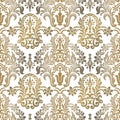 Seamless Damask Wallpaper. Seamless oriental pattern. Islam, turkish, Indian, Arabic