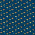 Seamless dandelion dark flower background pattern Royalty Free Stock Photo