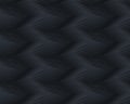 Seamless dark black pattern wavy. Endless texture