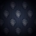 Seamless dark blue wallpaper in style retro. Royalty Free Stock Photo