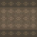 Seamless dark brown ornamental background