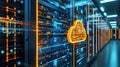 Seamless data streams between cloud servers in a high-tech data center visualization