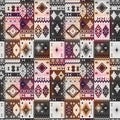 Seamless decorative geometrical pattern background Royalty Free Stock Photo