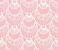 Seamless decorative lace scales pattern Royalty Free Stock Photo