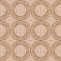 Seamless decorative pattern in brown tone