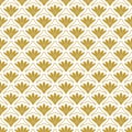 Seamless decorative patterns with a golden openwork grid of arbitrary shapes for texture, textiles, simple backgrounds and