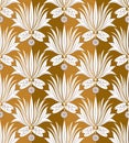 Seamless decorative wallpaper Royalty Free Stock Photo