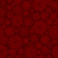 Seamless deep red christmas texture pattern. EPS 8