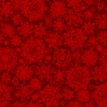 Seamless deep red christmas texture pattern. EPS 8 Royalty Free Stock Photo