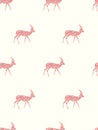 Seamless deer design