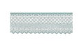 Seamless delicate woven border pattern, for refined designs, vector design Generative AI Royalty Free Stock Photo