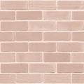 Seamless design vintage style light pastel red brown tone brick wall detailed pattern textured background Royalty Free Stock Photo