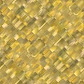 Seamless diagonal mosaic background in yellow spectrum