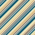Seamless diagonal stripe pattern, retro vector design, abstract geo texture Royalty Free Stock Photo