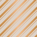 Seamless diagonal stripes pattern in orange and nude. Royalty Free Stock Photo