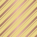 Seamless diagonal stripes pattern in yellow and brown Royalty Free Stock Photo