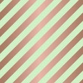 Seamless diagonal stripes pattern in mint and chocolate Royalty Free Stock Photo