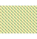 Seamless diagonal wave abstract pattern on yellow