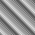 Seamless diagonal wavy stripes