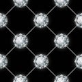 Seamless diamond pattern. Vector illustration Royalty Free Stock Photo