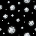 Seamless diamond pattern. Vector illustration Royalty Free Stock Photo