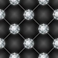 Seamless diamond pattern. Vector illustration Royalty Free Stock Photo