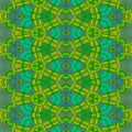 Seamless diamond pattern yellow orange green gray turquoise