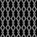Seamless diamonds pattern. Geometric striped lines texture. Vector art Royalty Free Stock Photo