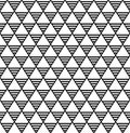 Seamless diamonds and triangles pattern.