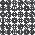 Seamless dice pattern