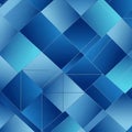 Blue Abstract Geometric Diamond Pattern Royalty Free Stock Photo