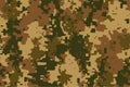 seamless digital pixel camouflage texture pattern. Usable for Jacket Pants Shirt and Shorts. Army textile fabric print. Royalty Free Stock Photo